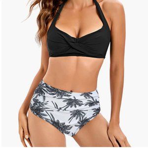 Muolux bikini set two piece high waisted